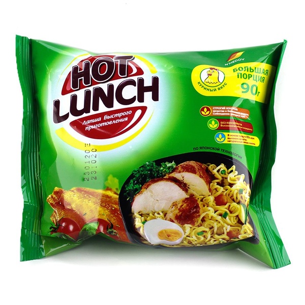 Instant noodles with chicken flavour