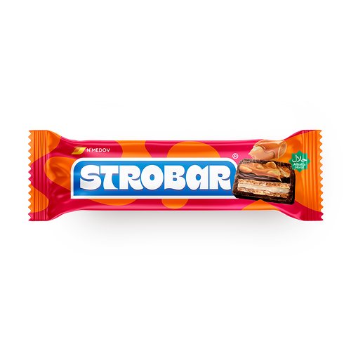 Chocolate bar with nuts