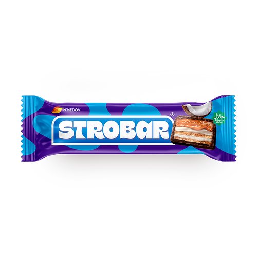 Chocolate bar with coconut