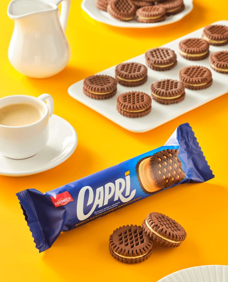 CAPRI Cocoa with orange flavored cream
